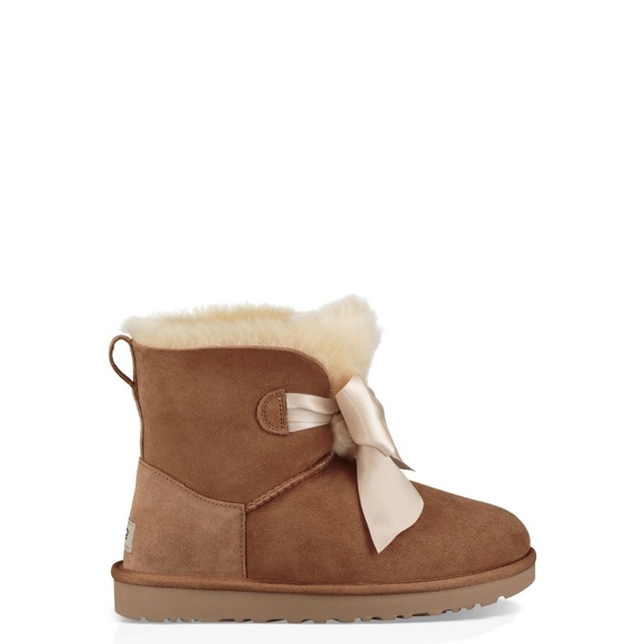 UGG Gita Bow Mini Booties - Picture 2 of 8